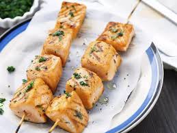 Plat de Brochette de Lotte